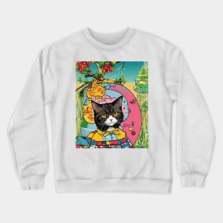 Artist cat Crewneck Sweatshirt